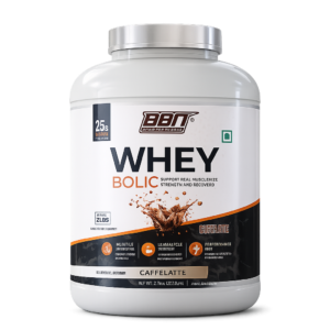 BBN Whey Bolic Protein Powder Caffelatte – 2.27kg